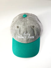 Load image into Gallery viewer, Teal &amp; Heather Grey Honey Park Baseball Cap
