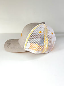 Stay Wild Child - Grey and yellow trucker hat